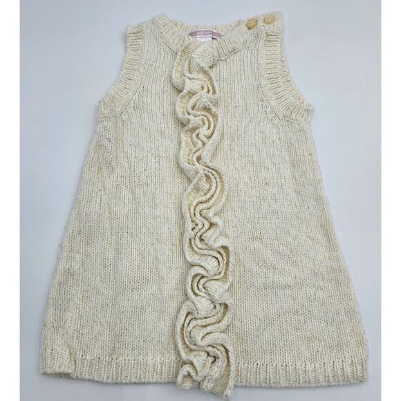 2 Gap/Old Navy Girl's Size 3-6M Cream Dresses - Picture 6 of 8